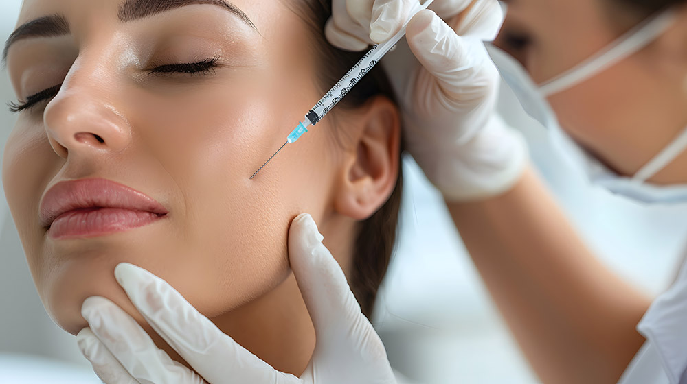 Woman Receiving Botox Treatment